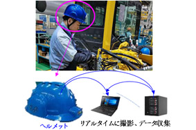 附带摄像头，实时拍摄并上传数据。装配主线利用智能头盔和生产过程可视化系统，实时把握生产进度，并实现质量问题的可追溯化。